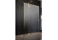 Front for shower cabin Radaway Idea Black KDJ+S 160, right, sliding, glass transparent, 1600x2005mm, profil black