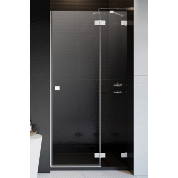 Door for cabin pięciokątnej Radaway Essenza Pro Black PTJ, left, black profil