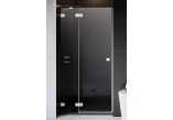 Door shower for recess installation Radaway Essenza Pro White DWJ 130, left, 1300x2000mm, white profile