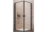 Shower cabin Radaway Nes 8 Black KDD I Frame, part left, 800x2000mm