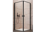 Shower cabin Radaway Nes 8 Black KDD I Frame, part right, 800x2000mm