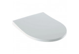 Toilet seat Geberit Icon slim, with soft closing, wypinane hinges, white