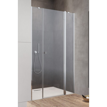 Door shower for recess installation Radaway Eos DWS 140, left, 1400x1970mm, profil chrome