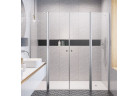 Door shower for recess installation Radaway Eos DWD II G 670, height 1950mm, profil chrome