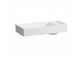 Countertop washbasin Laufen Kartell by Laufen, 75x35cm, ukryty drain, without overflow, without tap hole, white mat