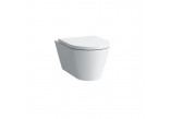 Seat WC Laufen Kartell by Laufen, with soft closing, zdejmowalna, round, white