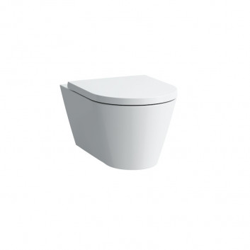 Seat WC Laufen Kartell by Laufen, with soft closing, zdejmowalna, round, white