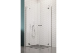 Shower cabin Radaway Torrenta KDJ, 100x80cm, left, glass transparent, profil chrome