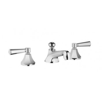 3-hole washbasin faucet Dornbracht Madison, standing, spout 135mm, chrome