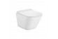 Bowl WC wall-hung, Roca Gap Square Rimless Compacto 48×34 cm - white