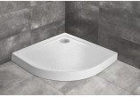 Acrylic shower tray, angle Radaway DOROS A 80x80, white