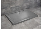 Acrylic shower tray Radaway Doros D 100x80cm, rectangular, stone antracytowy