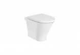 Bowl standing WC Roca Gap Round Rimless, 54x35,5cm, wallmounted, drain double, white