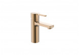 Washbasin faucet Roca Naia Rose Gold Cold Start, standing, height 167mm, without pop, rose gold