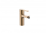 Bidet mixer Roca Naia Rose Gold, standing, height 152mm, without pop, rose gold