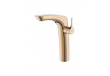 Washbasin faucet Roca Insignia Cold Start, standing, height 260mm, korek click-clack, rose gold