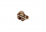 Shut-off valve Roca Aqua, with handle shower, rose gold