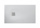 Shower tray rectangular Roca Terran, 200x100cm, kompozytowy, Stonex, with siphon, pearl