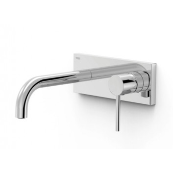 Washbasin faucet Tres Study Exclusive, concealed, spout 240mm, chrome