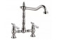 Washbasin faucet 2-hole Giulini G. Praga, standing, height 255mm, spout 230mm, without pop, chrome