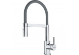 Kitchen faucet Franke Lina, standing, height 410mm, pull-out spray z funkcją prysznica, szary/chrome