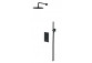 Thermostatic shower set Omnires Contour, concealed, 2 wyjścia wody, gold szczotkowany