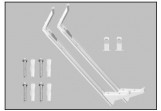 Set 2-elementowy Purmo Monclac MCK-108 dla grzejników higienicznych height 600 mm