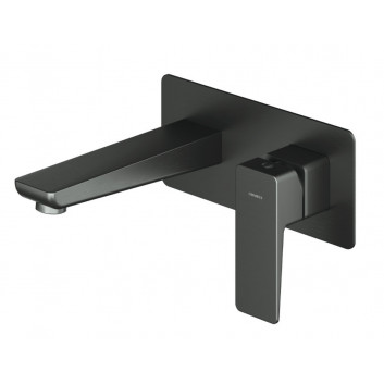 Washbasin faucet Omnires Parma, height 27,3cm, grafit