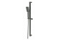 Shower set Omnires Davis, handshower 3-functional, rail z suwanym uchwytem, chrome