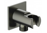 Shut-off valve Omnires, with handle na słuchawkę, square rosette, chrome