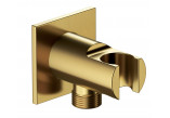 Shut-off valve Omnires, with handle na słuchawkę, square rosette, antracyt