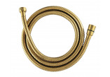 Shower hose Omnires 150 cm w osłonie stalowej gold