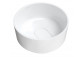 Countertop washbasin Omnires Cadence M+, 42x37cm, without overflow, white shine