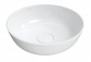 Countertop washbasin Omnires Silk M+, 50x35cm, without overflow, white shine