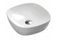 Countertop washbasin Omnires Cadence M+, 42x37cm, without overflow, white shine