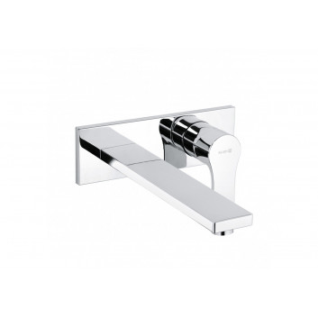 Washbasin faucet Kludi Zenta SL, concealed, 2-hole, spout 230mm, chrome