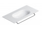 Wall-hung washbasin Catalano Horizon, 125x50cm, without overflow, without tap hole, white shine