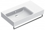 Washbasin wall-hung/countertop Catalano New Premium, 80x47cm, blat z right strony, z overflow, without tap hole, white shine