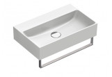 Washbasin wall-hung/countertop Catalano Verso, 55x35cm, without overflow, without tap hole, white shine