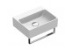 Washbasin wall-hung/countertop Catalano Verso, 45x35cm, without overflow, without tap hole, white shine
