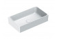 Countertop washbasin Catalano Verso, 75x35cm, without overflow, white satynowy