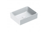 Countertop washbasin Catalano Verso, 60x35cm, without overflow, white satynowy