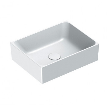 Countertop washbasin Catalano Verso, 60x35cm, without overflow, white satynowy