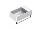 Washbasin wall-hung/countertop Catalano Verso, 40x23cm, without overflow, without tap hole, white satynowy