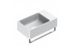 Washbasin wall-hung/countertop Catalano Verso, 40x32cm, without overflow, without tap hole, white shine