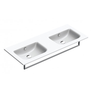Washbasin wall-hung/countertop Catalano Verso, 55x35cm, without overflow, without tap hole, white shine