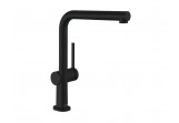Kitchen faucet Hansgrohe Talis M54, single lever, height 27 cm, pull-out spray, 1jet, sBox - black mat