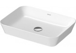 Countertop washbasin Duravit Cape Cod, 55x40cm, without overflow, white