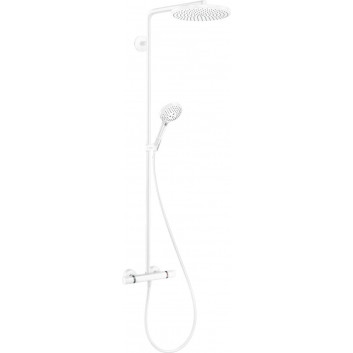 Shower set Hansgrohe Showerpipe Raindance Select S 240 1jet P, mixer thermostatic, black mat