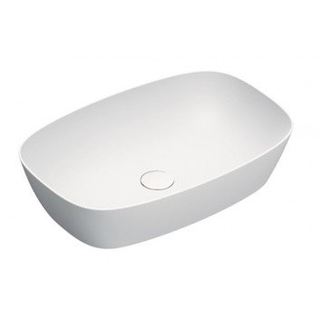 Recessed washbasin Catalano Green Lux, 80x40cm, without overflow, white satynowy